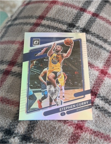 2021-22 Panini Donruss Optic #128 Stephen Curry — front