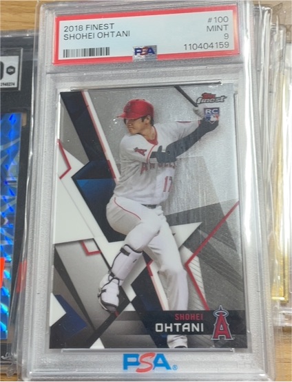 2018 Topps Finest #100 Shohei Ohtani — front