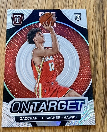 2024-25 Panini Totally Certified #13 Zaccharie Risacher On Target — front