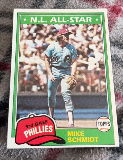 1981 Topps #540 Mike Schmidt — front