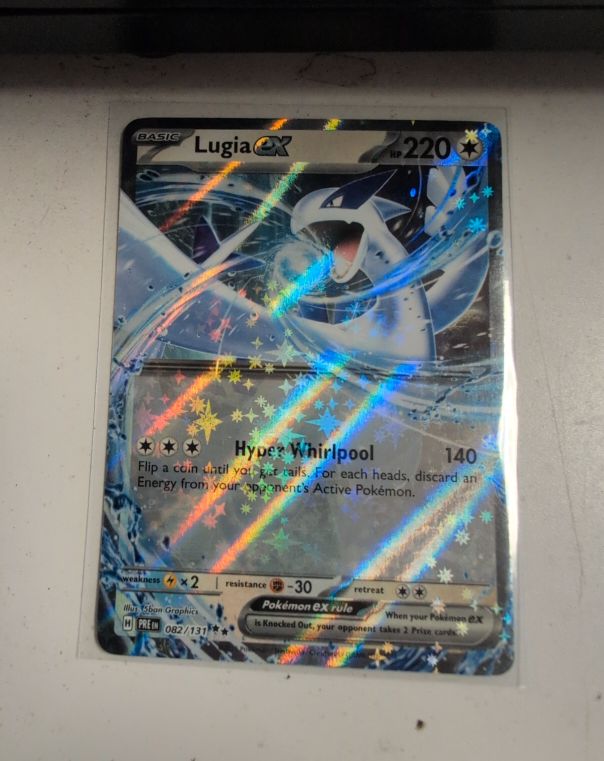 2014 Pokémon Prismatic Evolutions #82 Lugia EX — front