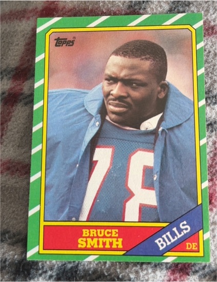 1986 Topps #389 Bruce Smith — front