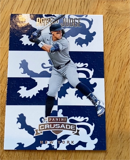 2025 Panini Crusade #32 Aaron Judge — front