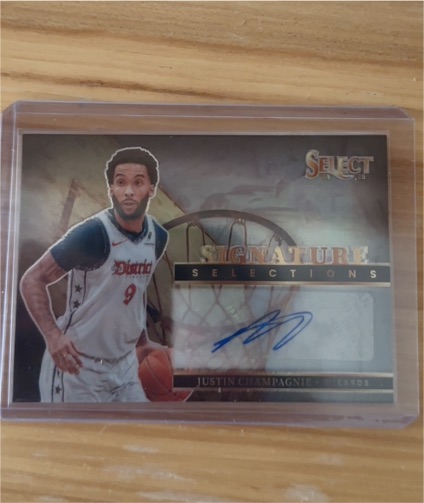 2024-25 Panini Select Signature Selections #SS-JCP Justin Champagnie — front