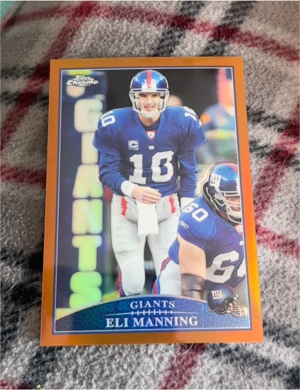 2009 Topps Chrome #TC91 Eli Manning — front