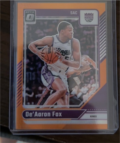 2024-25 Panini Donruss Optic #219 De'Aaron Fox — front