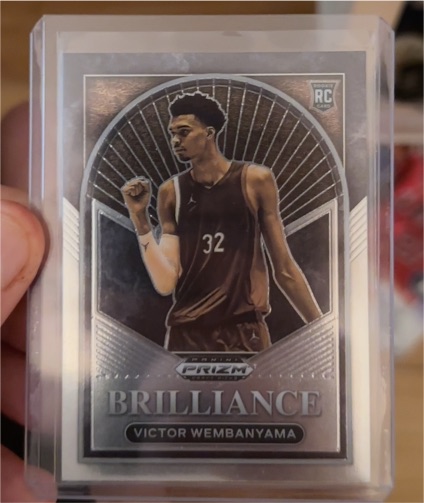 2023 Panini Prizm Draft Picks Brilliance #1 Victor Wembanyama — front
