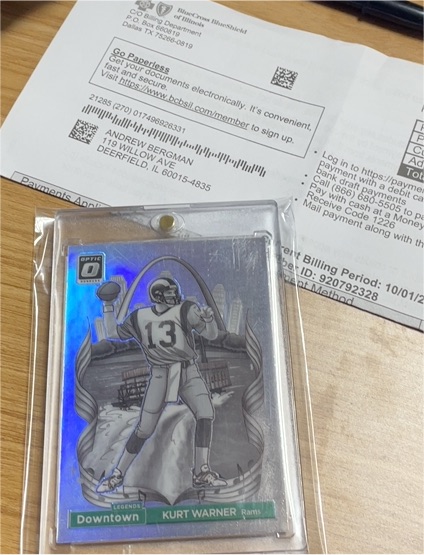 2023 Donruss Optic Downtown #Downtown Kurt Warner — front