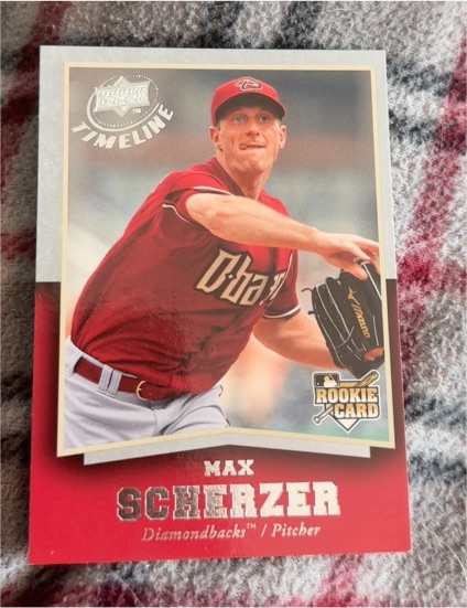 2008 Upper Deck Timeline #75 Max Scherzer — front