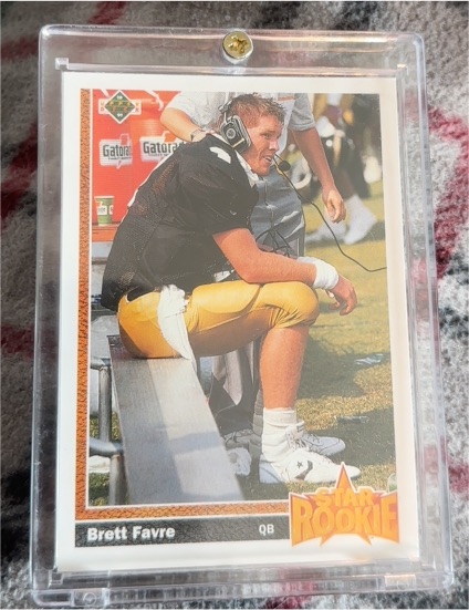1991 Upper Deck #13 Brett Favre Star Rookie — front