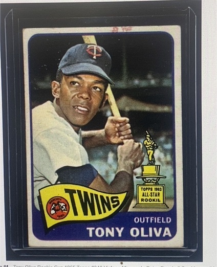 1965 Topps #340 Tony Oliva — front