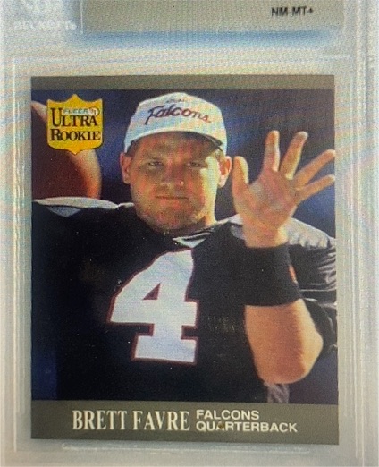 1991 Fleer Ultra Update #U-1 Brett Favre — front