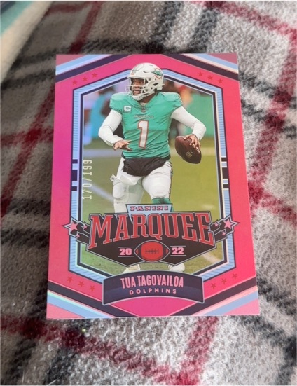 2022 Panini Chronicles Marquee #MAR-1 Tua Tagovailoa Miami Dolphins — front