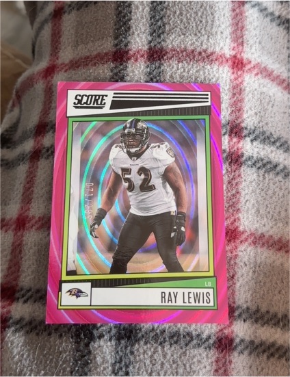 2022 Panini Score #190 Ray Lewis — front