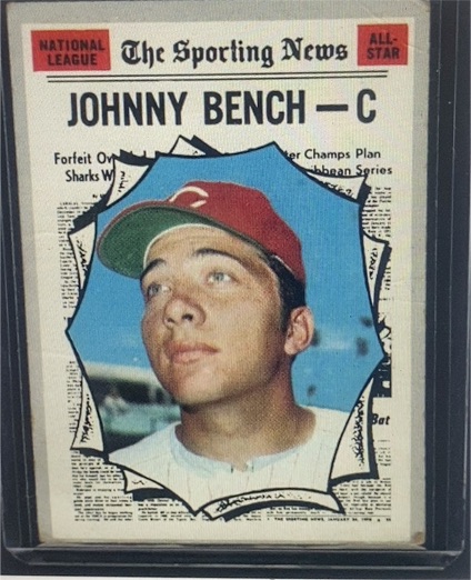 1970 Topps #464 Johnny Bench — front