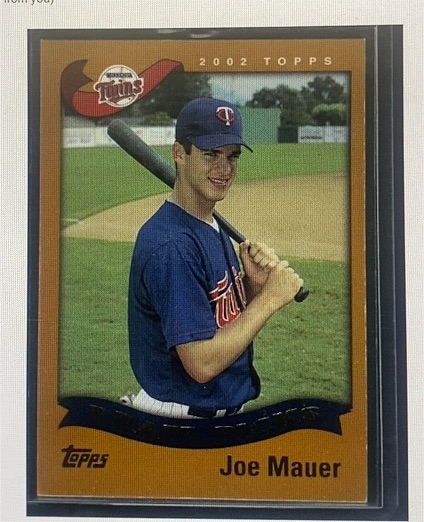 2002 Topps #622 Joe Mauer — front