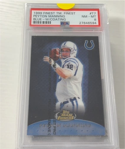 1999 Topps Finest Team Finest #T7 Peyton Manning — front