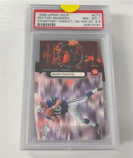 1998 Upper Deck Constant Threat #CT2 Peyton Manning — front