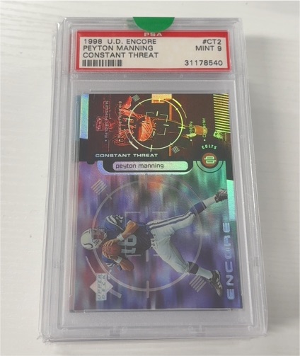 1998 Upper Deck Encore #CT2 Peyton Manning Constant Threat — front