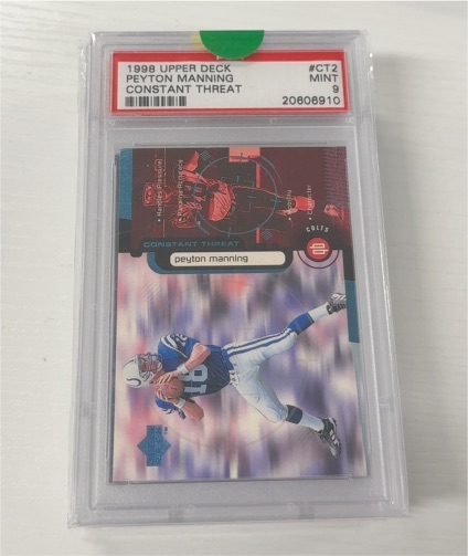 1998 Upper Deck #CT2 Peyton Manning Constant Threat — front