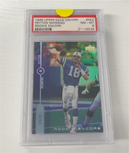 1998 Upper Deck Encore #RE2 Peyton Manning Rookie Encore — front