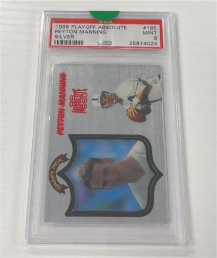 1998 Playoff Absolute #165 Peyton Manning SSD Silver — front