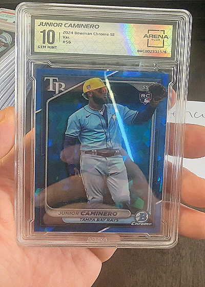 2024 Bowman Chrome #56 Junior Caminero — front