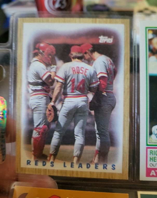 1987 Topps #281 Reds Leaders Pete Rose — front