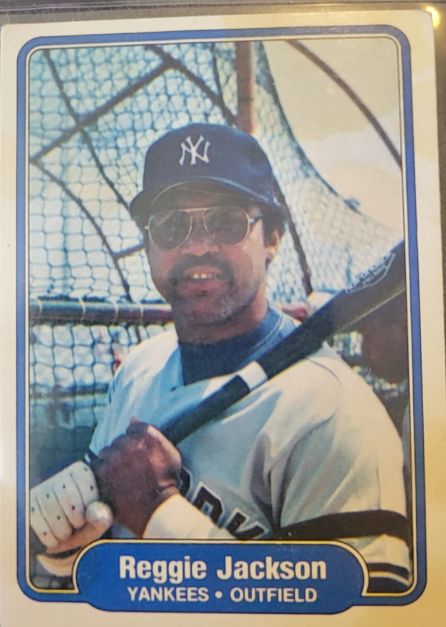 1982 Fleer #39 Reggie Jackson — front