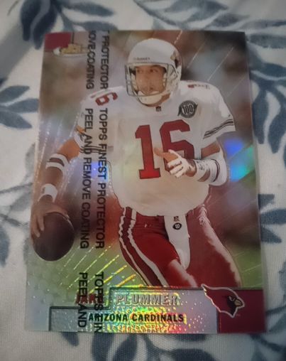 1999 Topps Finest #75 Jake Plummer — front