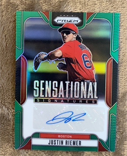 2025 Panini Prizm Sensational Signatures #SS-JR Justin Riemer — front