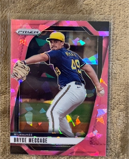 2025 Panini Prizm #204 Bryce Meccage — front