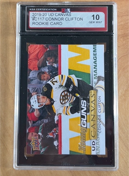2019-20 Upper Deck Canvas #C117 Connor Clifton Young Guns — front