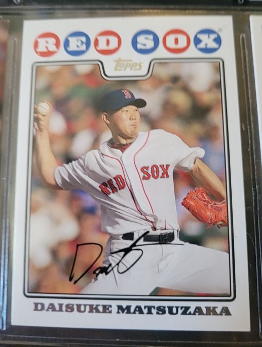 2008 Topps #20 Daisuke Matsuzaka — front