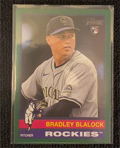 2025 Topps Heritage #351 Bradley Blalock — front