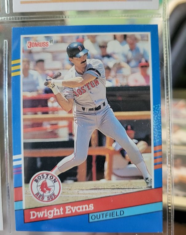 1991 Donruss #122 Dwight Evans — front