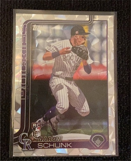 2025 Topps Series 1 #196 Aaron Schunk — front