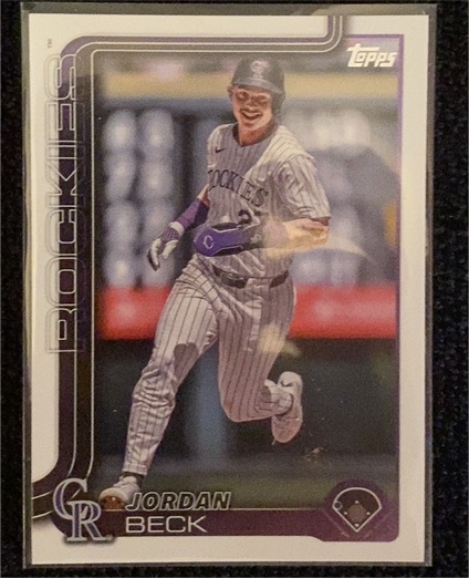 2025 Topps #139 Jordan Beck — front