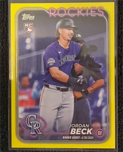 2024 Topps Update #US198 Jordan Beck — front
