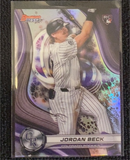 2024 Bowman's Best #26 Jordan Beck — front