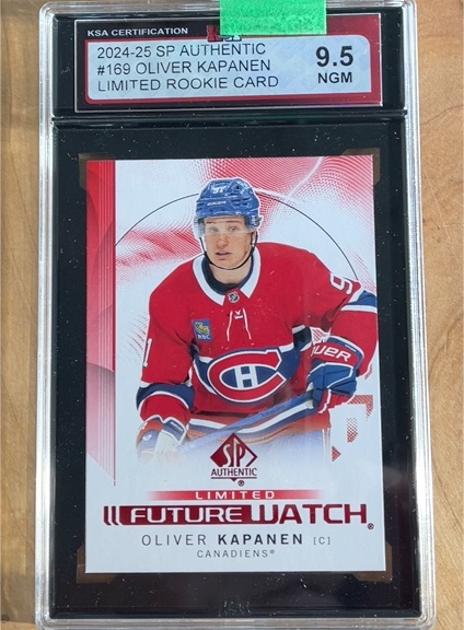 2024-25 Upper Deck SP Authentic #169 Oliver Kapanen — front