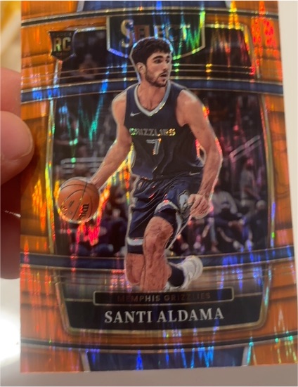2021-22 Panini Select #64 Santi Aldama — front