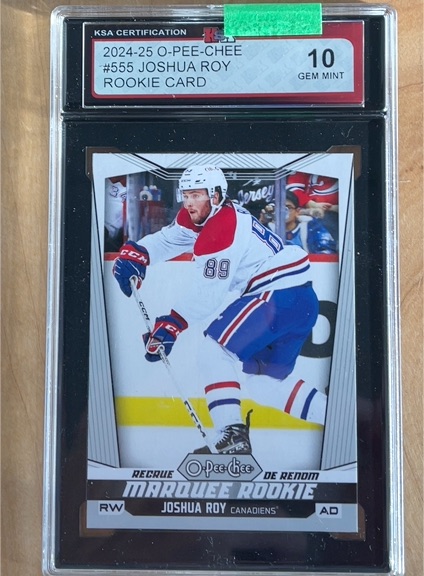 2024-25 O-Pee-Chee #555 Joshua Roy — front