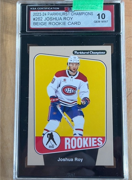 2023-24 Upper Deck Parkhurst Champions #262 Joshua Roy — front