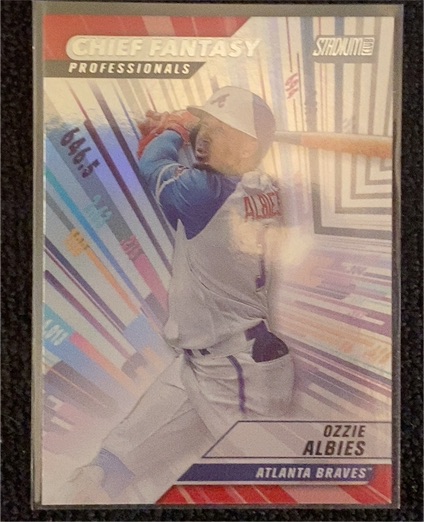 2024 Topps Stadium Club Chief Fantasy Professionals #CFPRO-18 Ozzie Albies — front