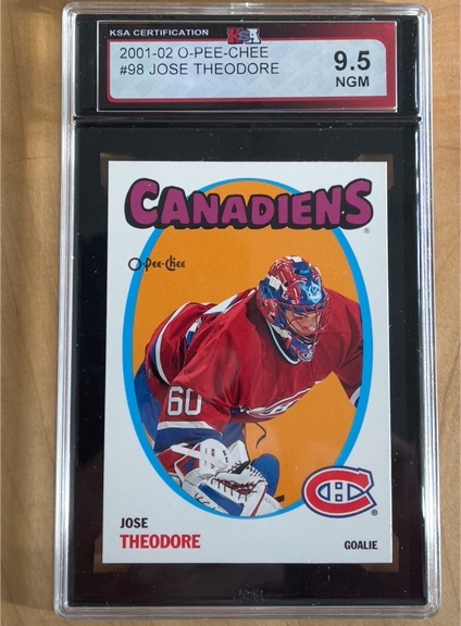 2001-02 O-Pee-Chee #98 Jose Theodore — front