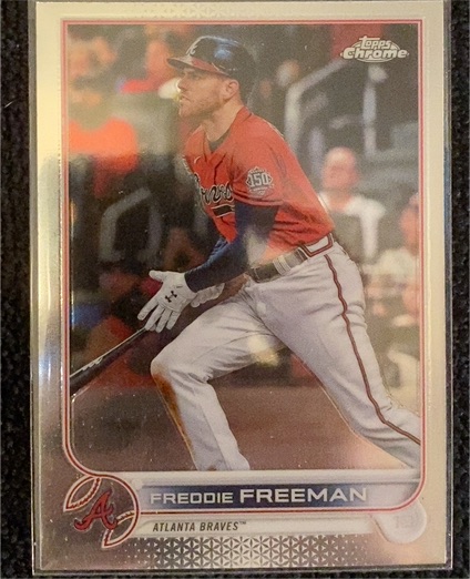 2022 Topps Chrome #14 Freddie Freeman — front