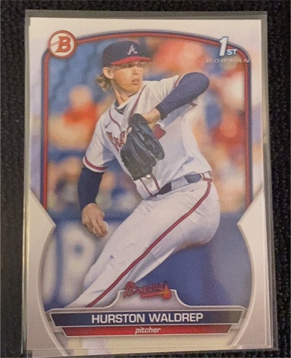 2023 Bowman Draft #BD-114 Hurston Waldrep — front