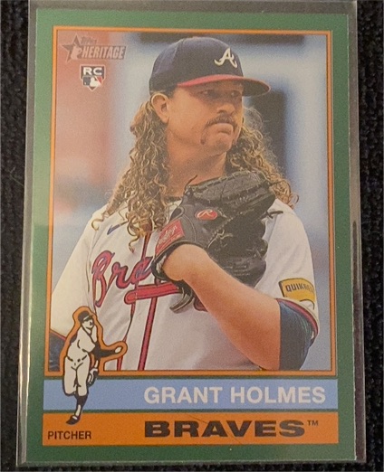 2025 Topps Heritage #22 Grant Holmes — front