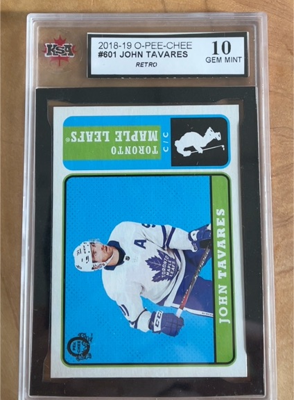 2018-19 O-Pee-Chee Retro #601 John Tavares — front